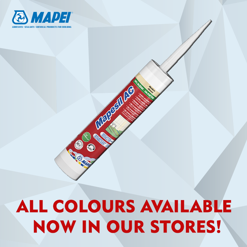 DecorExpressLTD's tweet photo. We've added more colours of @MapeiUKLtd Mapesil AC sealant to our stock! 🙋♂️They're now available in our stores and online. 💥
#Mapei #MapesilAC #Silicone #Sealant https://t.co/bc874QJcUy
