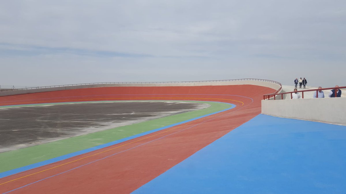 Muy ilusionada por ver que ya queda nada para que podamos disfrutar del velódromo recuperado. Una instalación más que va a dinamizar  a Molina de Segura a través del deporte