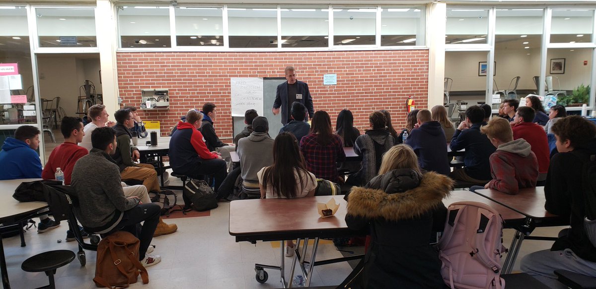 Career Speakers this morning at ABRHS!