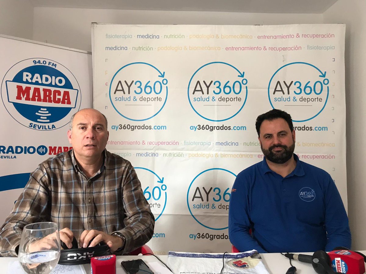Ya estamos hablando con nuestros amigos de <a href="/ayfisi/">AY360º Salud&Deporte</a> desde el Club Santé en Sevilla Este.