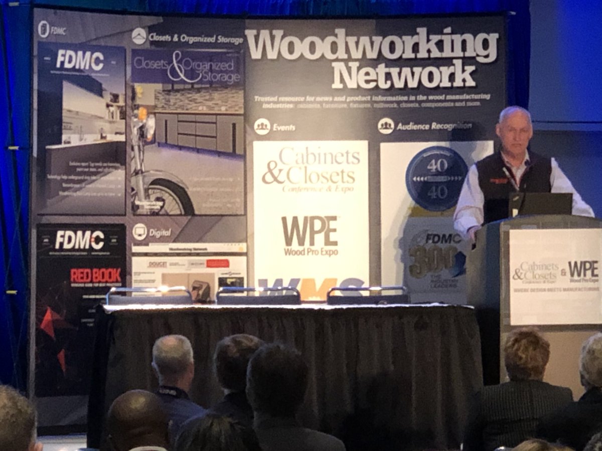 I had the pleasure and privilege to kick off the 2019 Cabinets and Closets/Wood Pro Expo Charlotte!