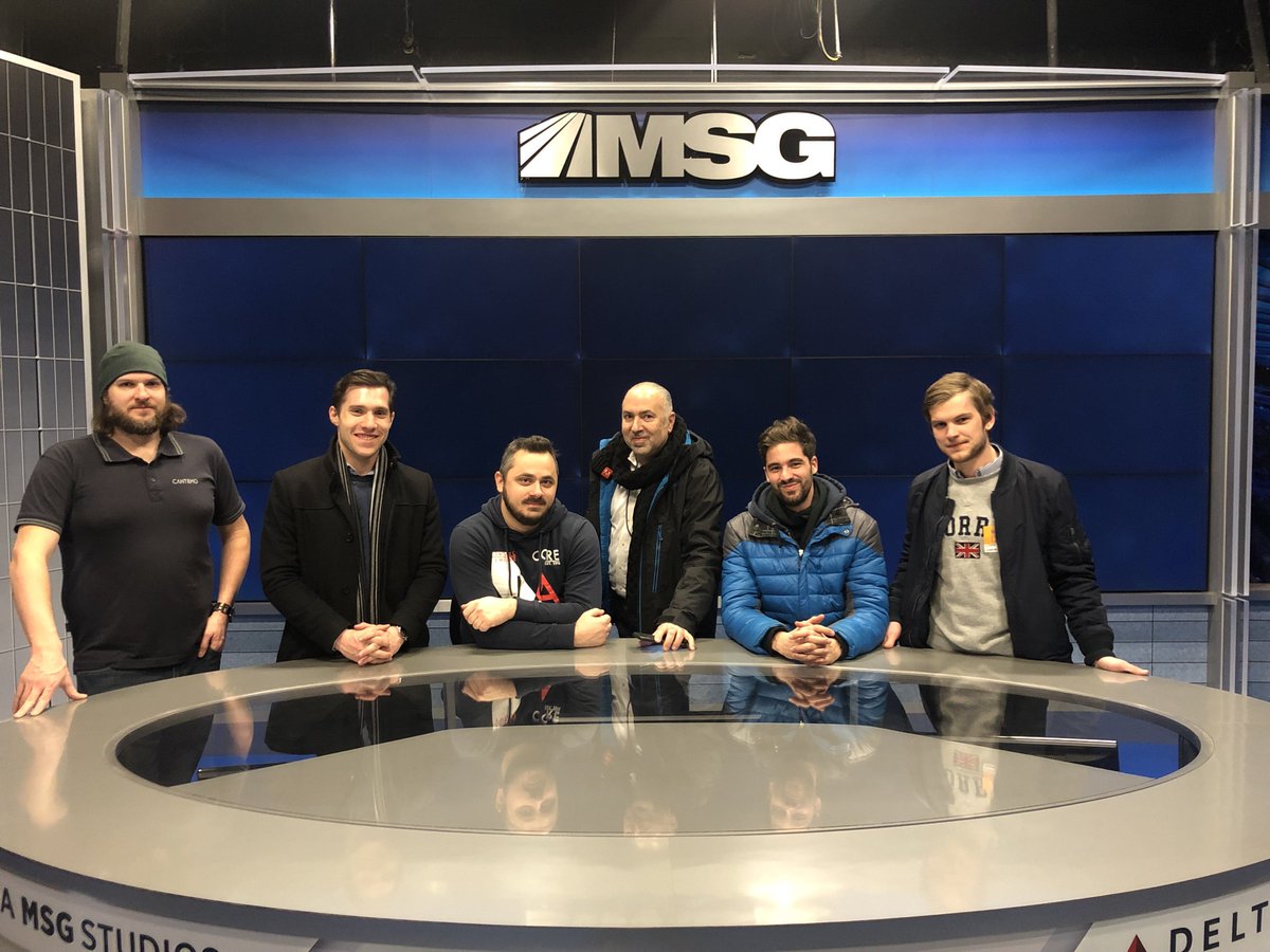 cantemo's tweet photo. 🗽Last week we sent our Portal team to #NewYork to do some on-site customer visits. 

One of our stops was @TheGarden to see how @MSGNetworks uses Cantemo Portal to mange their steady flow of daily content.

They are amazingly fast!🚀

#broadcasting #sportsmedia #mediamanagement https://t.co/O8ZIevDqcK