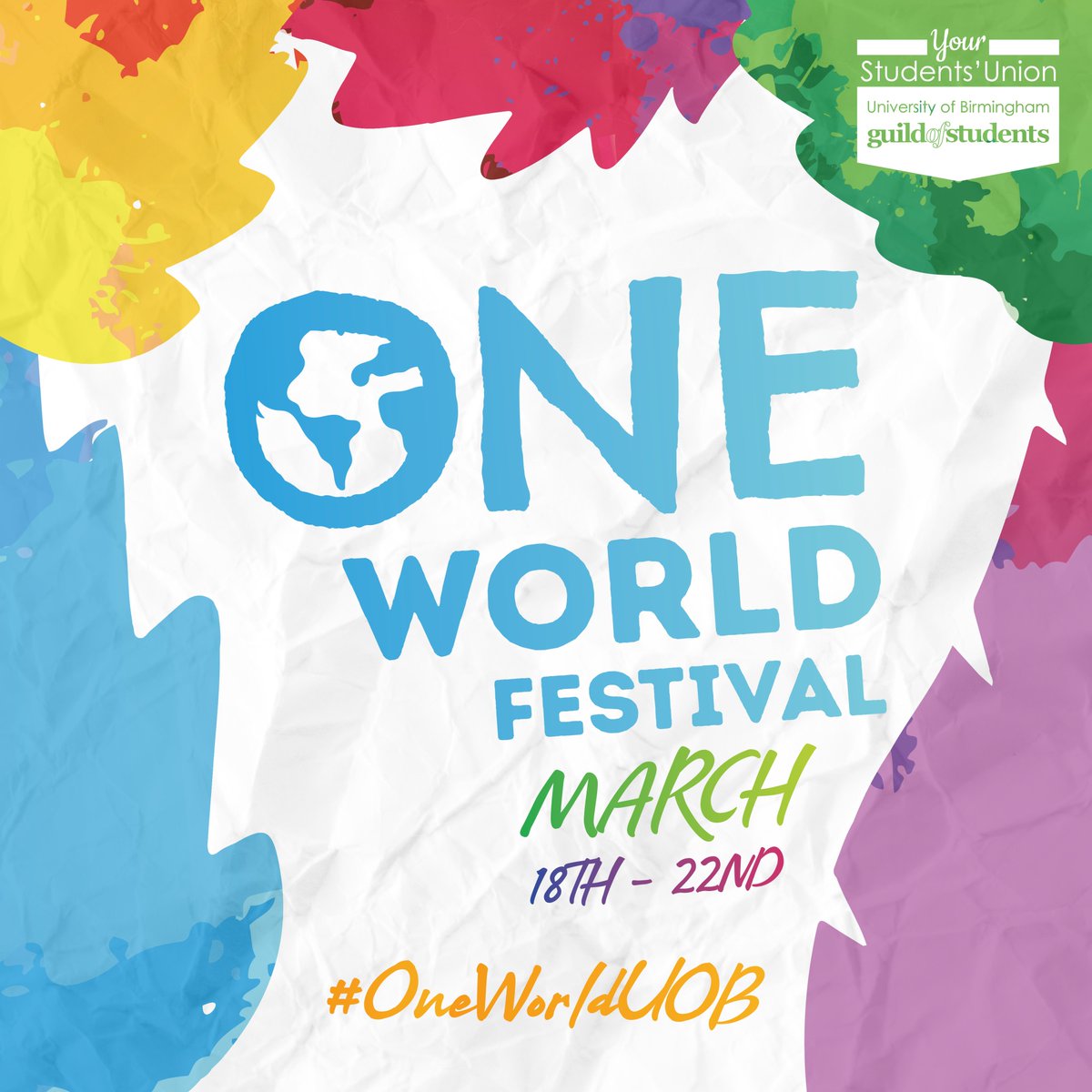GuildofStudents's tweet photo. COMING SOON...
The One World Festival : A Celebration of Culture π
Learn more: https://t.co/rTtsLd2DYE
#OneWorldUOB https://t.co/xFCPoi6fL5