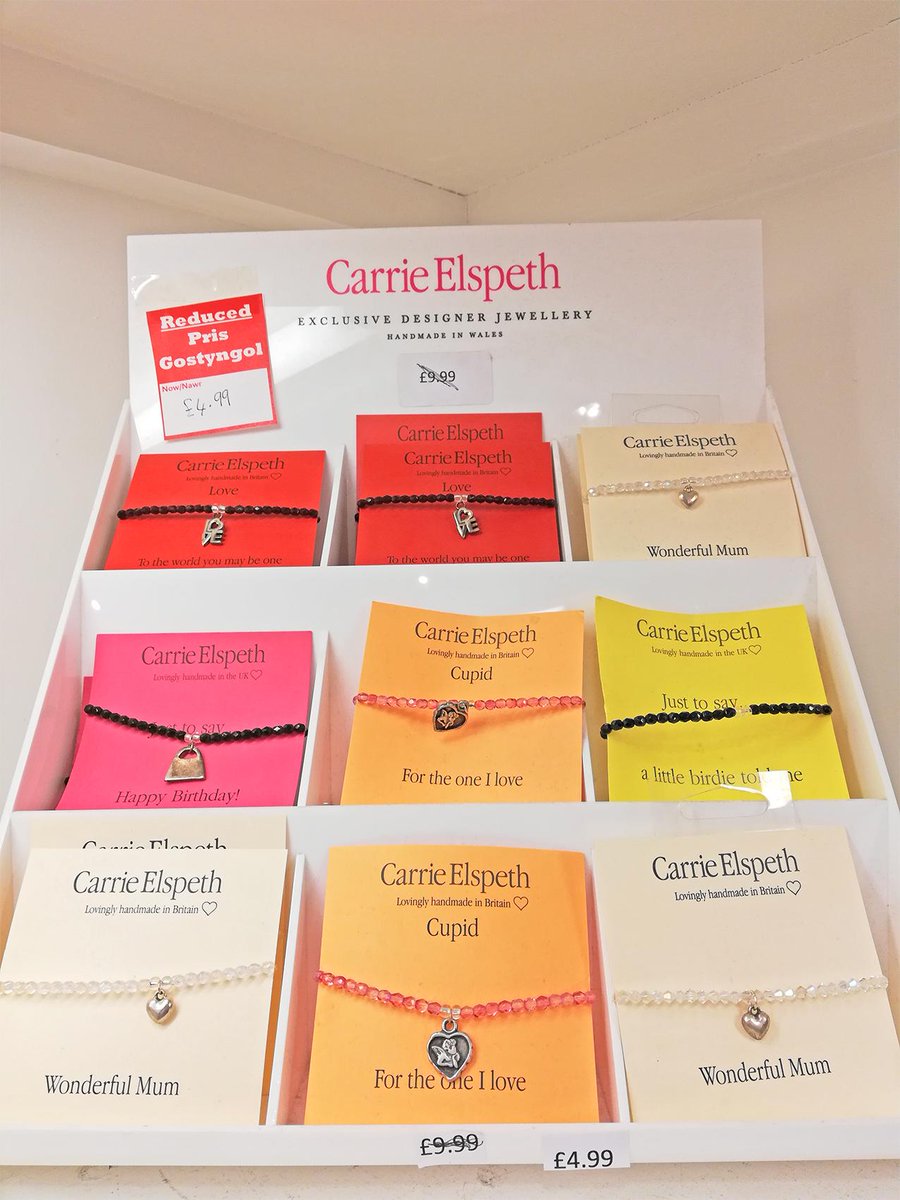 Gemwaith gan y dylunydd Carrie Elspeth – am bris gostyngol! :)

Carrie Elspeth designer jewellery – now reduced! :)