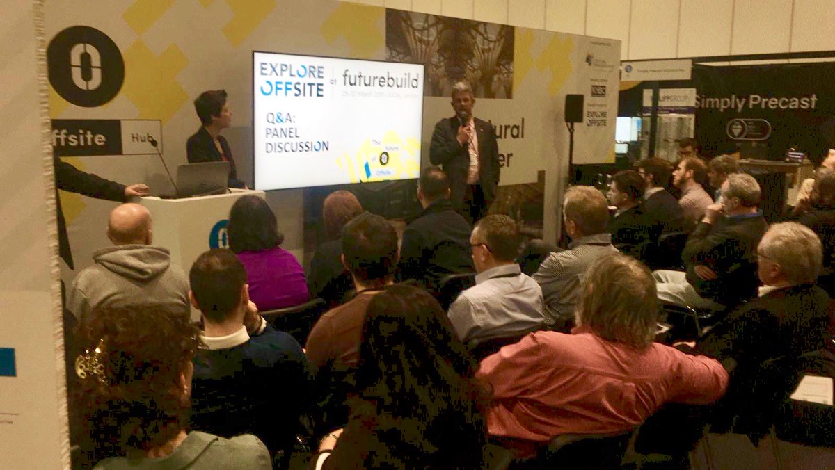 Delighted to take part in <a href="/ExploreOffsite/">Explore Offsite</a> seminar <a href="/FuturebuildNow/">Futurebuild</a> today and discuss Container Technology as part of Volumetric Modular Masterclass  #exploreoffsite #Futurebuild2019