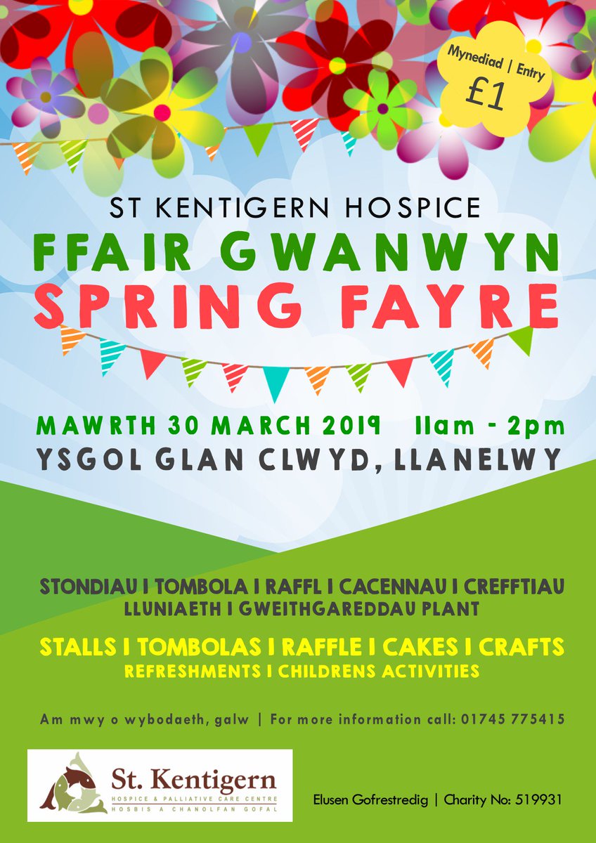 St Kentigern Hospice (@stkentigern) on Twitter photo join in the fun at our #spring fair on 30 March at .<a href="/YsgolGlanClwyd/">Ysgol Glan Clwyd</a> fun for the whole #family - Stalls, refreshments, crafts, raffle. #stasaph #NorthWales #fundraising bit.ly/2ESd9qB please RT join in the fun at our #spring fair on 30 March at .<a href="/YsgolGlanClwyd/">Ysgol Glan Clwyd</a> fun for the whole #family - Stalls, refreshments, crafts, raffle. #stasaph #NorthWales #fundraising bit.ly/2ESd9qB please RT