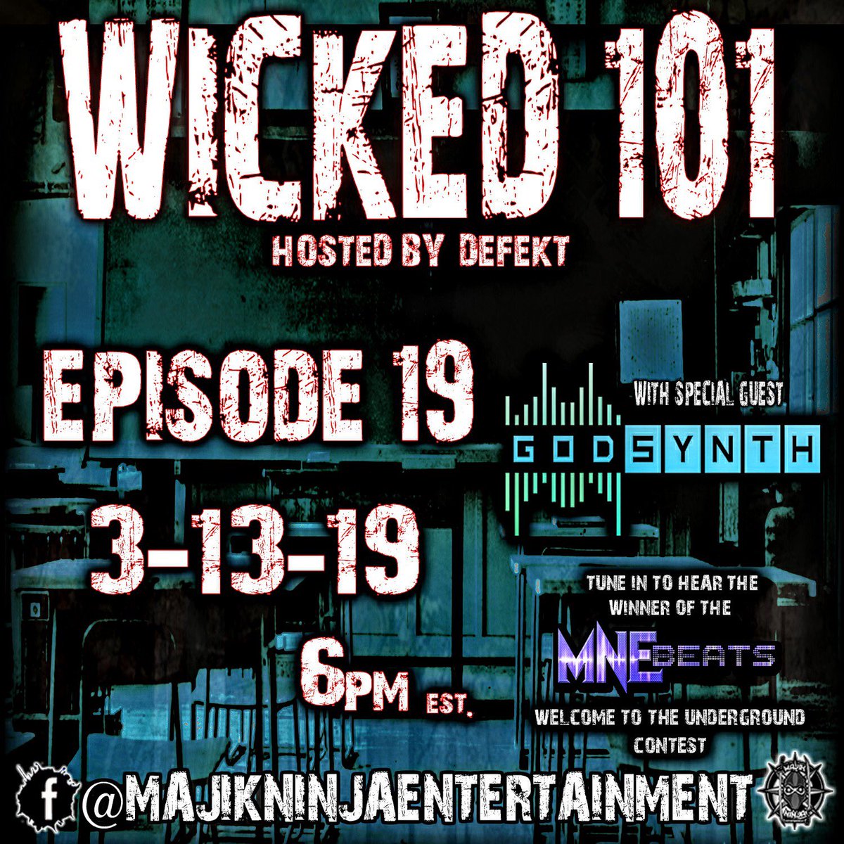 Mark your calendars! <a href="/wicked101show/">Wicked 101</a> returns one week from now. Tune in to learn about underground super producer <a href="/godsynth/">godsynth</a> and find out the winner of the @mnebeats contest! Tune in live at the <a href="/majikninjaent/">Majik Ninja Entertainment</a> Facebook page! #wicked101