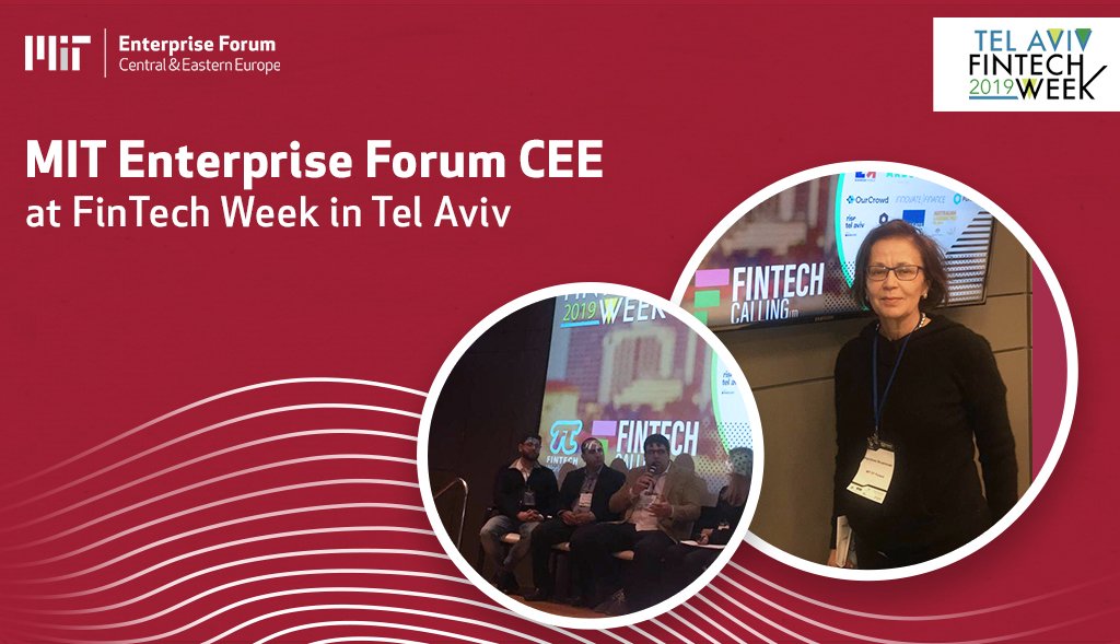 Today is the last day of Fintech week in Tel Aviv where <a href="/mitefcee/">MIT Enterprise Forum CEE</a>  is present‼️
☝️Fintech week in Tel Aviv - multiple events focused on fintech, blockchain &amp; cyber security. It is all about Crypto, Blockchain, Tokenisation and Distributed Ledger Technology.
