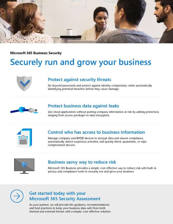 tekprosinc's tweet photo. Take the guesswork and human error out of security. #Microsoft365 works to identify potential breaches in security automatically, immediately responding to the threats at hand before they cause damage. https://t.co/mzsMl6oGFc https://t.co/thel4VAaT9