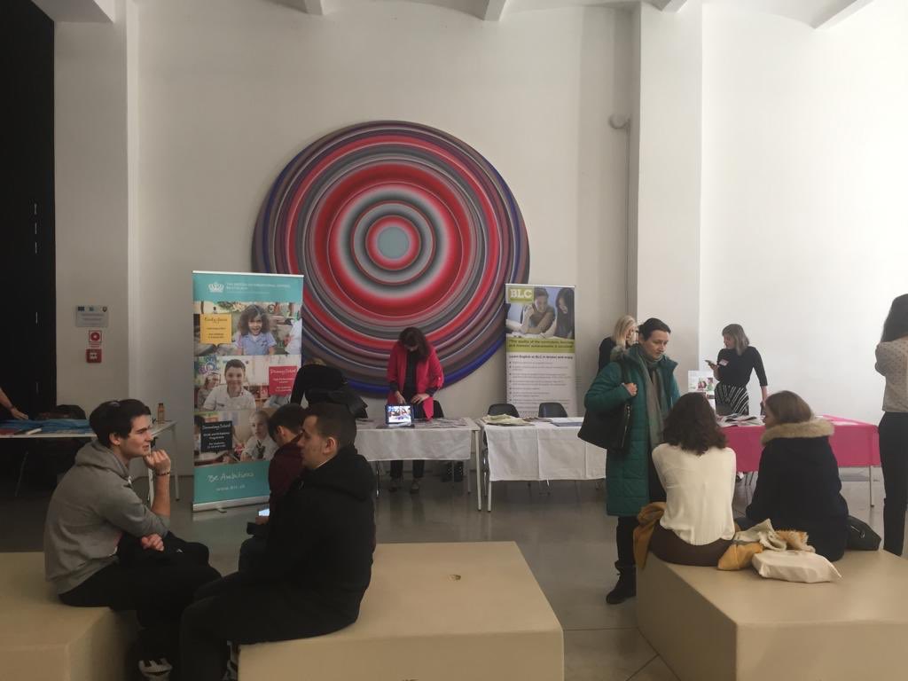 dbrighton's tweet photo. Fantastic presentation of #British #Education programmes in #Košice with @BritChamSK @UKinSlovakia @Uni_of_Essex @BritishCouncil @ScandinavianStu @EF and @KosiceAirport https://t.co/qfn4M4gFVn
