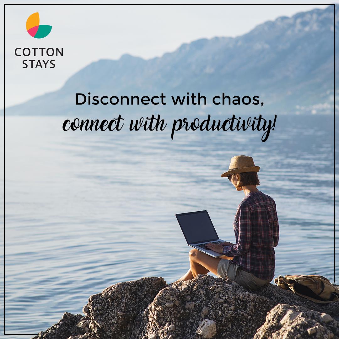 CottonStays's tweet photo. Clutter and chaos can close your mind. Inspire yourself to do greater things with cotton stays. 

#workgoals #myoffice #workday #workatcottonstays #mumbai #resort #cottonsstays #travelgoals #weekendgetaway https://t.co/5LnnEfxwrz