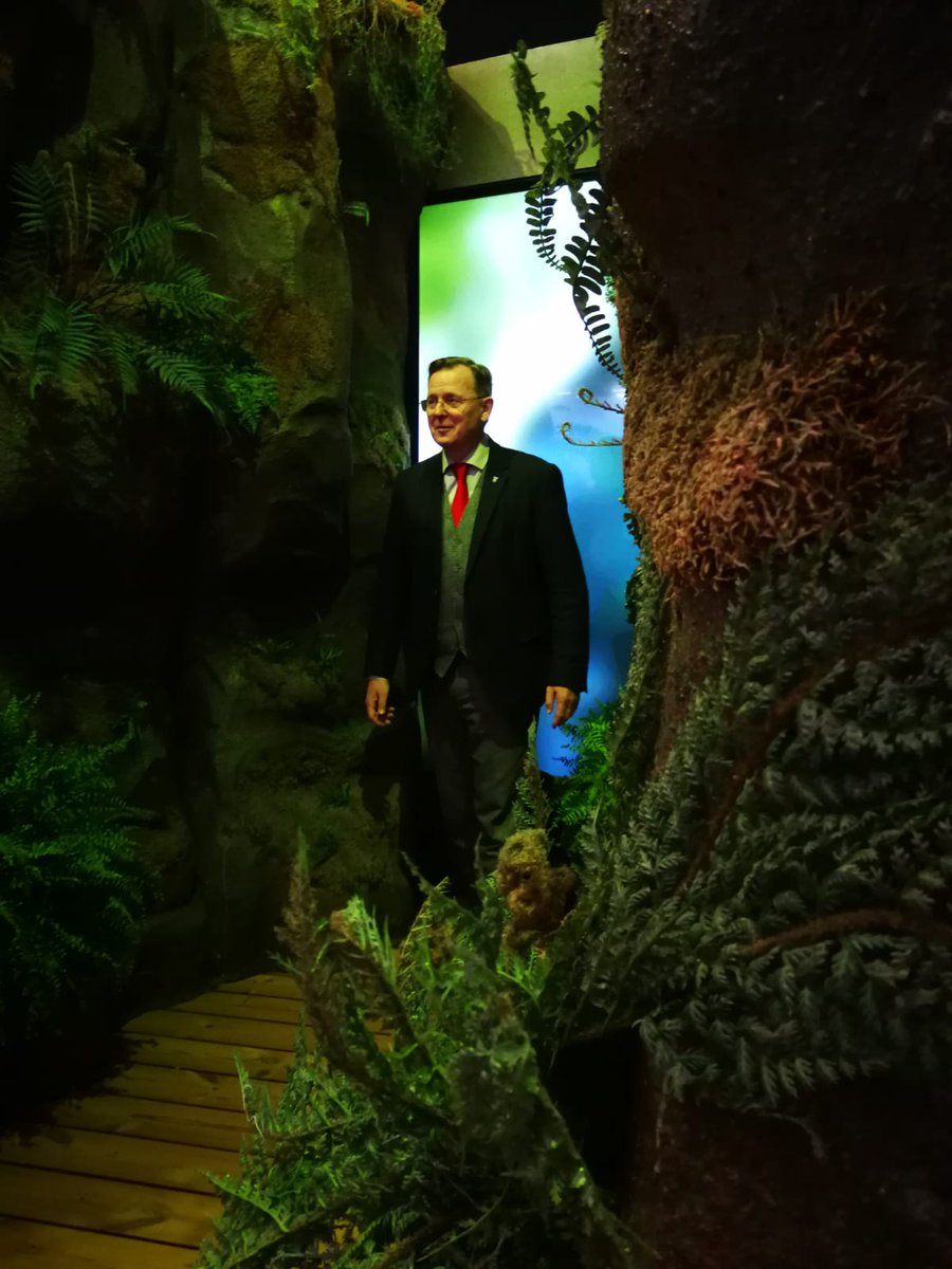 Willkommen im Wald. 🌲 Heute geht es los auf der <a href="/ITB_Berlin/">ITB Berlin</a> und <a href="/bodoramelow/">Bodo Ramelow</a> hat schon mal in der #Drachenschlucht Probe gestanden.
#deinthüringen #thüringerwald #itb_thue #itb2019