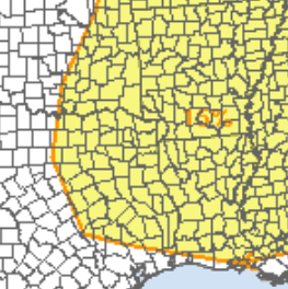 shelwinkleywx's tweet image. Brazos Valley from Hwy 6 &amp;amp; points east is included in the D4 (Saturday) area to monitor for potential strong / severe storms from @NWSSPC.
At this point bigger severe weather potential looks to fall just east of our backyard. With a few rumbles, can't rule out a few bumps locally