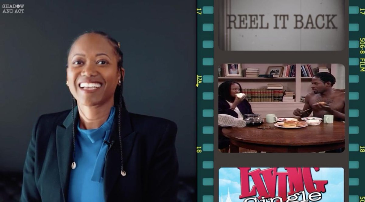 shadowandact's tweet photo. In our latest episode of #ReelItBack, Erika Alexander (@EAlexTheGreat) revisits her most iconic roles, from Maxine Shaw to Cousin Pam. Watch it here: https://t.co/DvHbLGHwnC. https://t.co/39ejmXoiuQ
