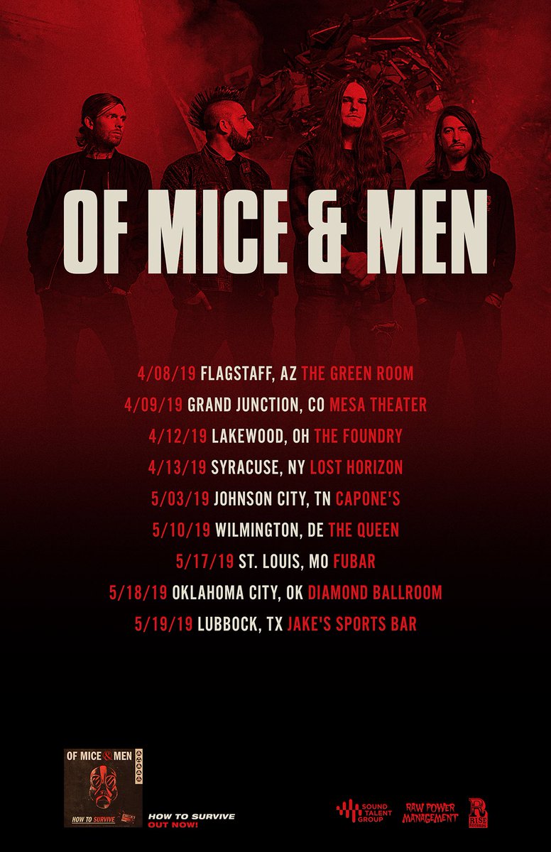 OMandM's tweet image. We are comin’ in HOT with announcements today! We’re rolling out the BRAND NEW video for #HowToSurvive w/ siiiick bundles ☢️ Announcing our US headline shows + launching VIPs for all our shows! 

VIPs are available NOW + Tix go on sale FRIDAY @ 10am 🤘🎶

riserecords.lnk.to/HowToSurvive