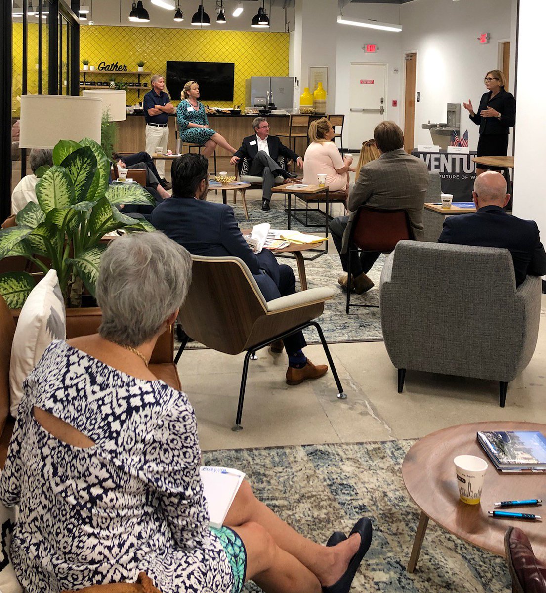 MerchantStrat's tweet image. #TeamTMS interviewed @westpalmbch #mayor candidates at @VentureXUSA in @cityplacewpb. Thank you to Pricilla Taylor, @paularyan1 and @keithjameswpb1 for sharing your views &amp;amp; goals if elected #WestPalmBeach Mayor! Thanks @HedrickBrothers for donating the beautiful #VentureX venue!
