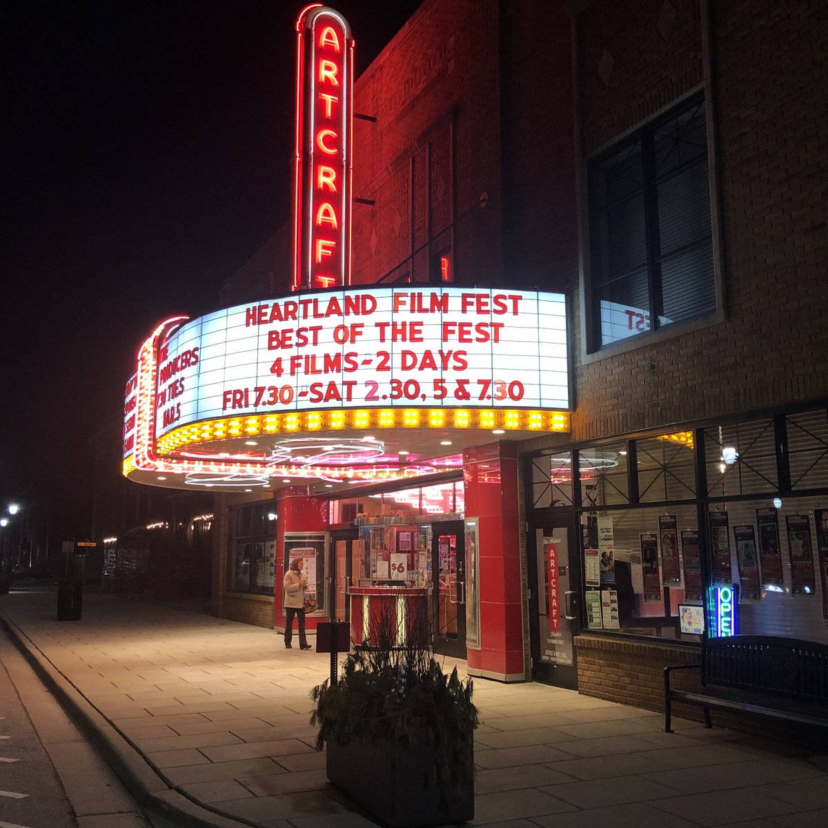 heartlandfilm's tweet photo. Thank you to everyone that attended Best of the Fest this weekend at @artcrafttheatre! We had a blast showing you some of our #HIFF2018 and #IndyShorts films. If you're ready for more, Fest Passes for BOTH #IndyShorts and #HIFF are on sale now! https://t.co/iagYjEBBRs https://t.co/I4rZ67MbPk