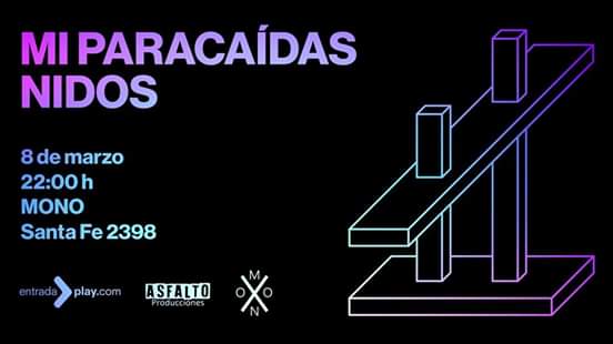 Rockandata's tweet photo. Viernes 08 de Marzo
#MiParacaídas + #Nidos en #Moon  (Santiago y Santa Fe) #Rosario
Entradas
#VentaOnLine https://t.co/DTnv7mre3B
cc @HacemosAlgo RT https://t.co/GpaMHGBOSo