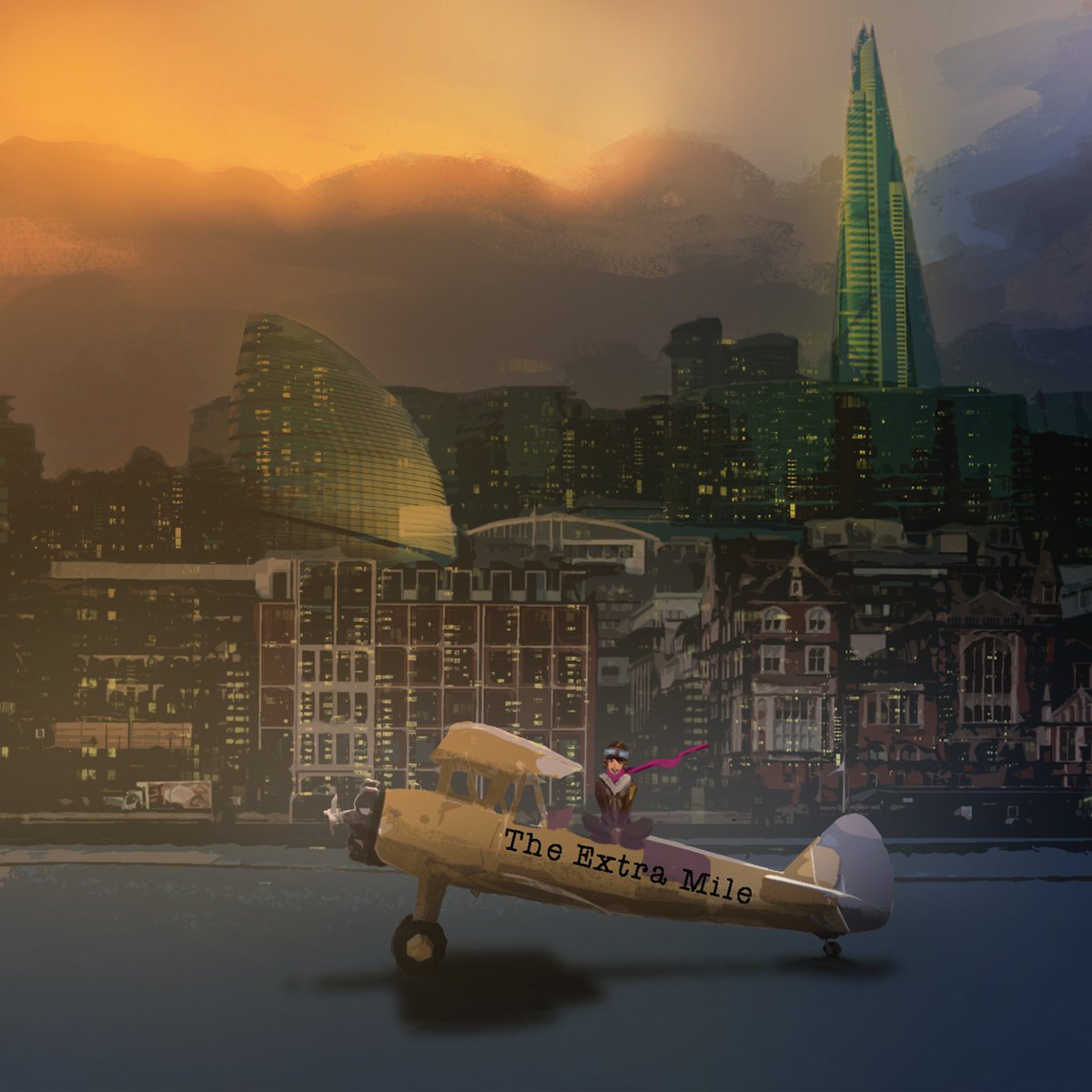 ThomCofficial's tweet photo. This week's song out of my new album : The Extra Mile 
https://t.co/62zgLVTFvs #ExtraMile #ThomC #New #Album #music #Folk #pop #City #Streets #art #artwork #digital #painting #discover #plane @Bandcamp https://t.co/lj5BIghRMg