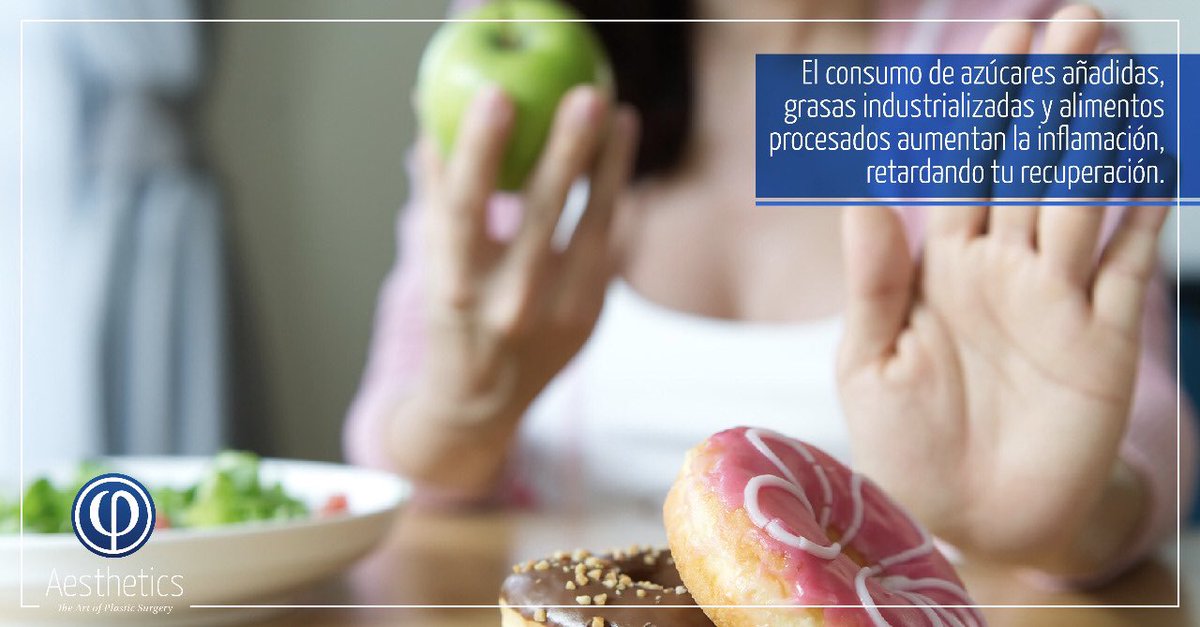 gjcplastico's tweet photo. Top de alimentos que debes evitar después de una cirugía:
Muchos alimentos entorpecen la cicatrización como los dulces, refrescos y frituras. Carnes embutidas también.  🍔🍕🍟🚫 https://t.co/wlJlMHEj1J