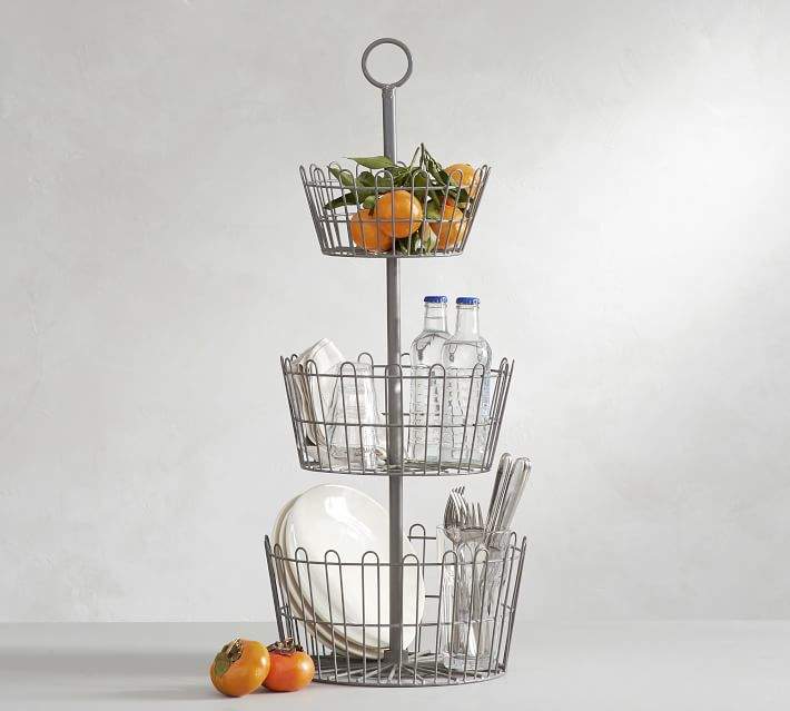MyKitchenMyLimi's tweet photo. Farmhouse Wire Tiered Stand by Pottery Barn https://t.co/SyvjVw1HDC https://t.co/PeGAPMqJqU