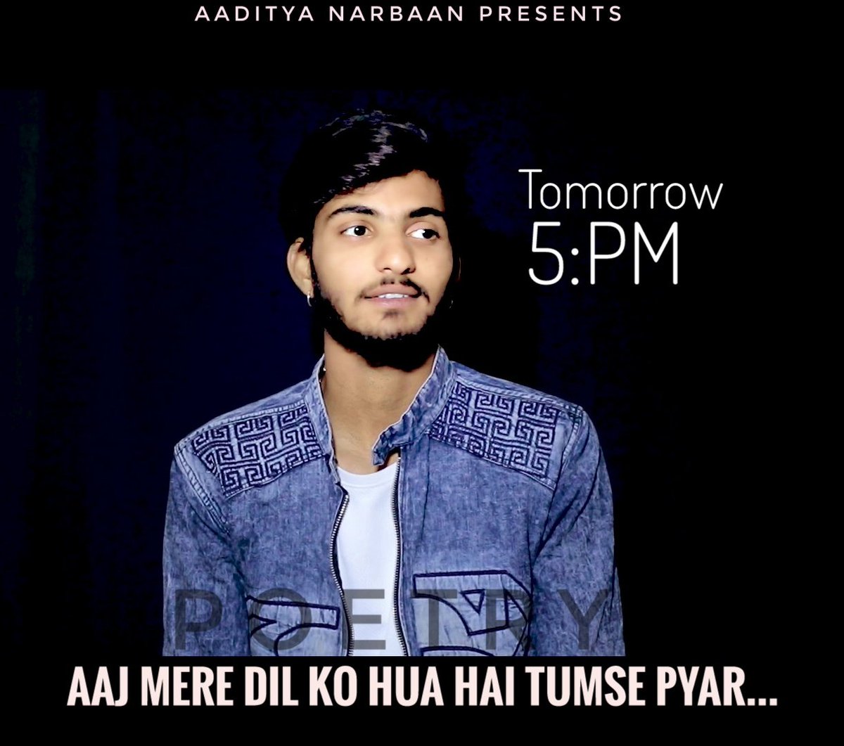 AadityaNarbaan's tweet photo. Guys kuch alag he is Baar...
Maje karo...
Khush raho...
Or mere video's dekhte raho😜
Keep supporting 💕.... #instago #Facebookgo #twittergo #whatsupgo #tiktokgo #actor #Singer #writer #Music #dhrama #director #composer #songwriter #shayar #poetry #model https://t.co/e6lH874wlP