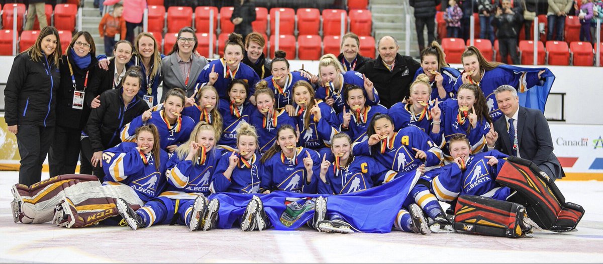 Thank you <a href="/2019CanadaGames/">2019 Canada Games</a> for the incredible week! Representing <a href="/TeamABHockey/">Team Alberta Hockey</a> these past 2 years has been such an honour and there’s no better way to end than bringing home gold! 💙💛