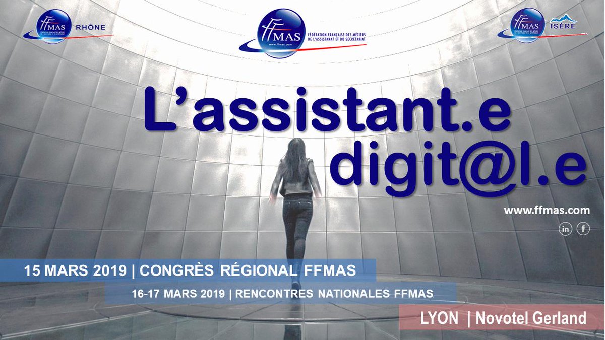 FFMAS38's tweet photo. Inscrivez-vous au #congres régional #FFMAS Auvergne Rhône Alpes du Vendredi 15 mars prochain et rejoignez la @FFMAS38 et la #FFMAS69 ! Clôture des inscriptions le 08 mars !
#assistant-e #digital-e #rencontresnationales
https://t.co/2TlCcxFvYM https://t.co/598BoUHBt6