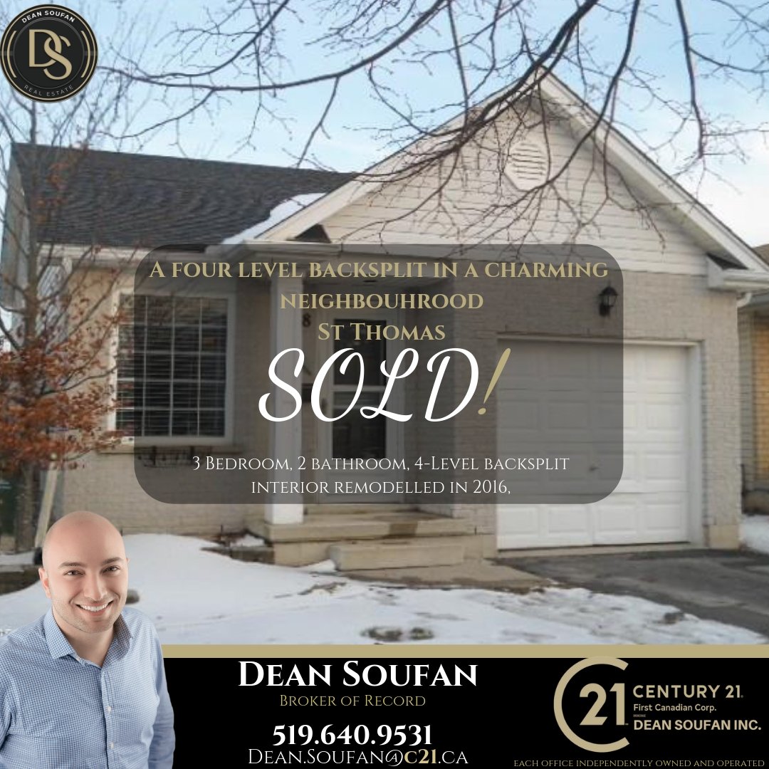 AmazingLdnHomes's tweet photo. #SOLD!=>https://t.co/KNJtG3P3JU<=  #RealEstate | #LdnOnt | #TeamDean | #Century21 https://t.co/y8OdSik7RF