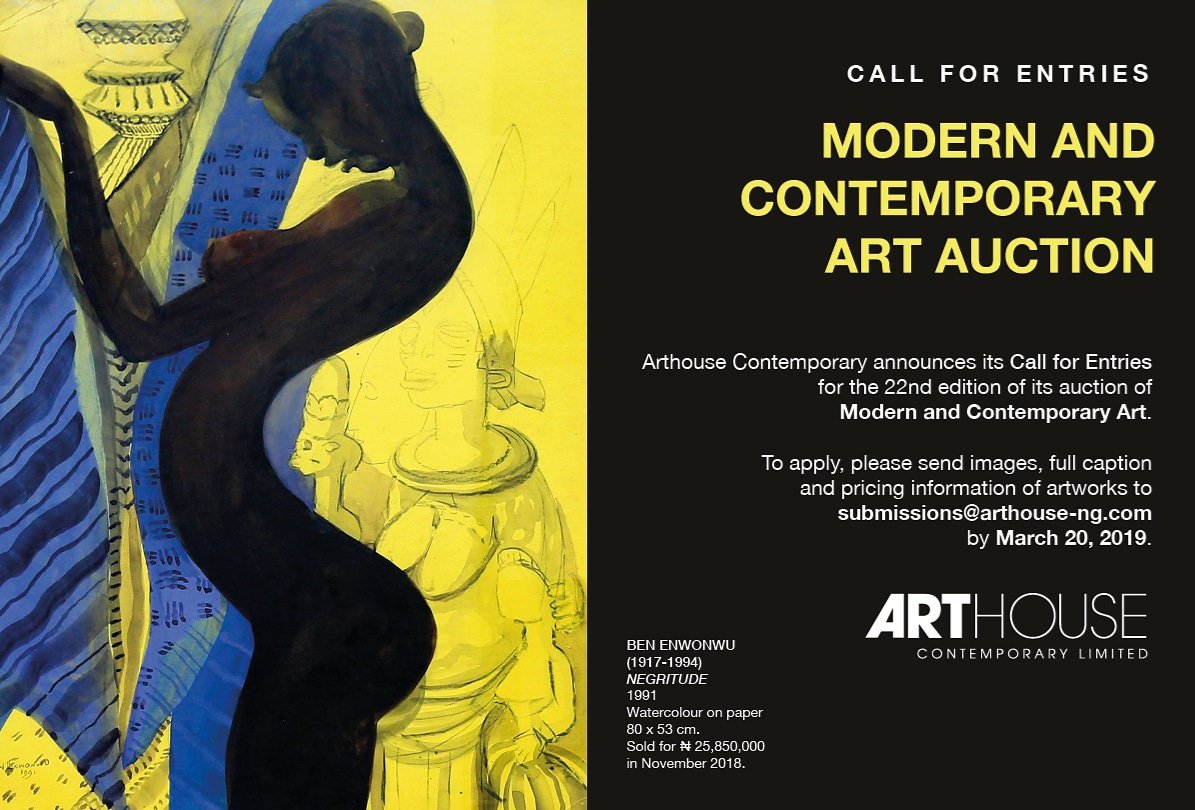 sondebasemedia's tweet photo. CALL FOR ENTRIES.
For more info read the attached poster and follow: @ArtHouseContemp

#WeAreNigerianCreatives #MondayMotivation #Nigeria #artistcallout #contemporaryart #modernart #artauction #positivemanifestation #artfromNigeria #Benenwonwu https://t.co/9drzVj50jW