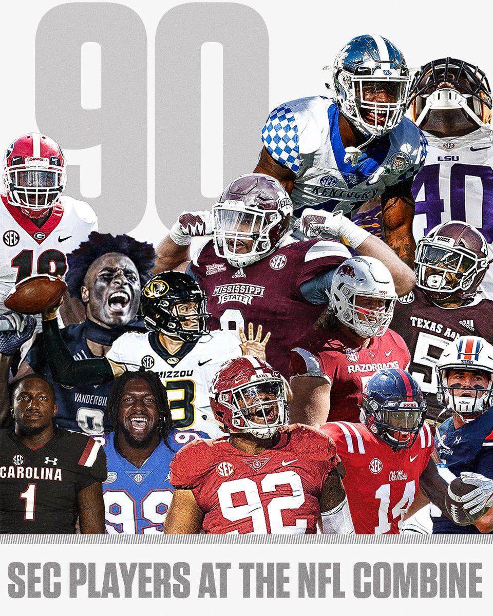 Sec Network On Twitter Sec Represent Nfl Combine Record