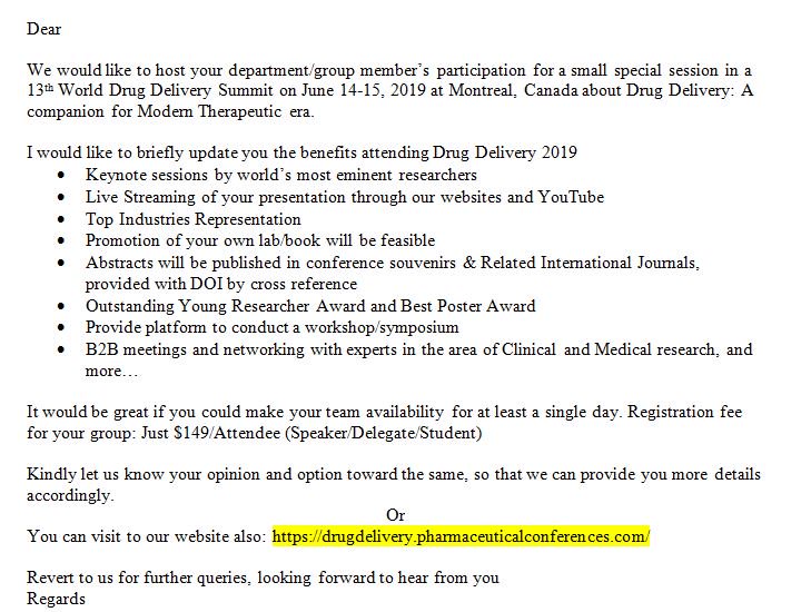 Drug Delivery 2019 tweet media