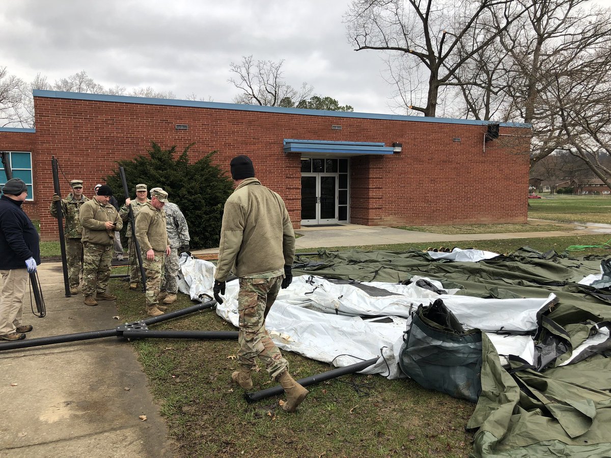 KCS_Johnson's tweet photo. You know it's a true community build when the @USArmy shows up to assist! #castleofkingsport https://t.co/vxzG8QTZDW