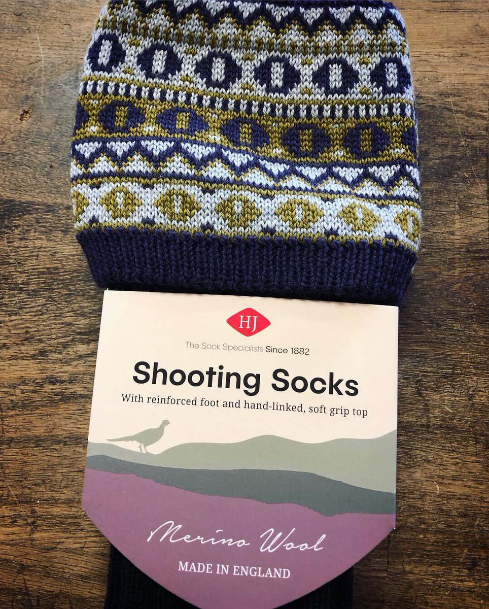 CollinsNets's tweet photo. We love the new range of 🇬🇧 UK manufactured HJ Hall Shooting Socks.
Can’t wait to get these in to stock in the summer ready for the #ShootingSeason 👍👌
@HJSocks #ShootingSocks https://t.co/CaD5KfkYwD