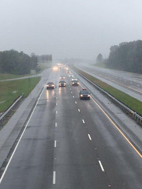 ga_dps's tweet photo. GA has a "slow poke" law. The left lane is for passing only. It is not a cruising lane. Move over. Traffic will flow better. #gsp #gamccd https://t.co/6nLPY9IrXm