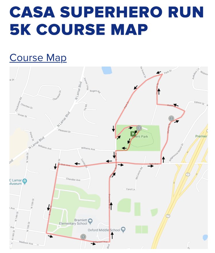 Check out the course route for the Superhero Run/Walk? Who doesn’t love to run the beautiful streets of Oxford? Sign up today! casasuperherorun.racesonline.com #CASASuperheroRun2019