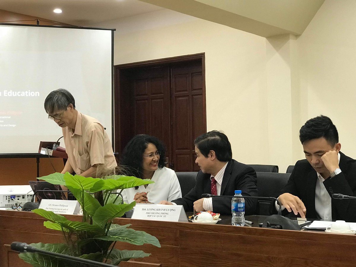 Had a wonderful sharing session with staff and students at National Academy of Educational Management Hanoi, hosted by its President Prof Pham Quong Trung and his key senior staff!!