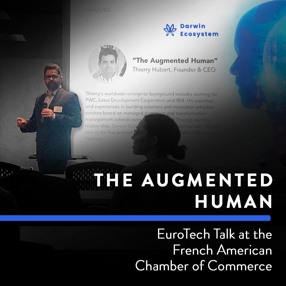 darwineco's tweet image. Last week we were honored to be invited by the @FACCdfw as the keynote speaker for February's EuroTech Talk. We look forward to many more events with the FACC!
.
.
#artificialintelligence #ibm #withwatson #machinelearning #datascience #deeplearning #AugmentedIntelligence