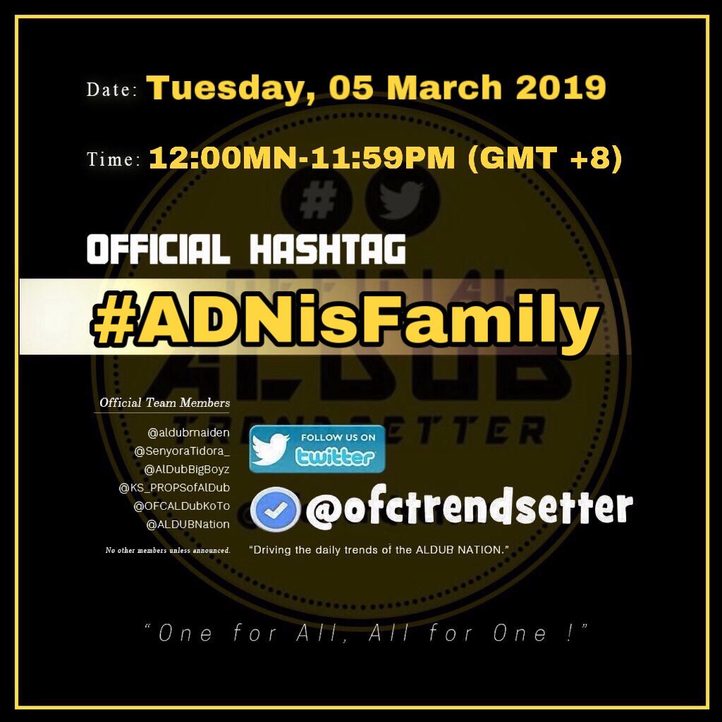 Best fandom! My family. Yakap higpit sa ating lahat!

#ADNisFamily