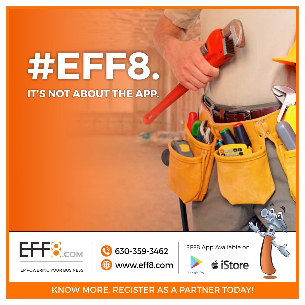 eff8social's tweet photo. It’s about the revenue it can generate for you. It’s about the problem it can solve for your customers. Download the App Today:
https://t.co/gWywtbZKJH
https://t.co/9Jr9dLrJez

#HomeRepairs #HomeMaintenance #Plumbers #Cleaning #DeepCleaning #MaidService https://t.co/f22NcqvEIT