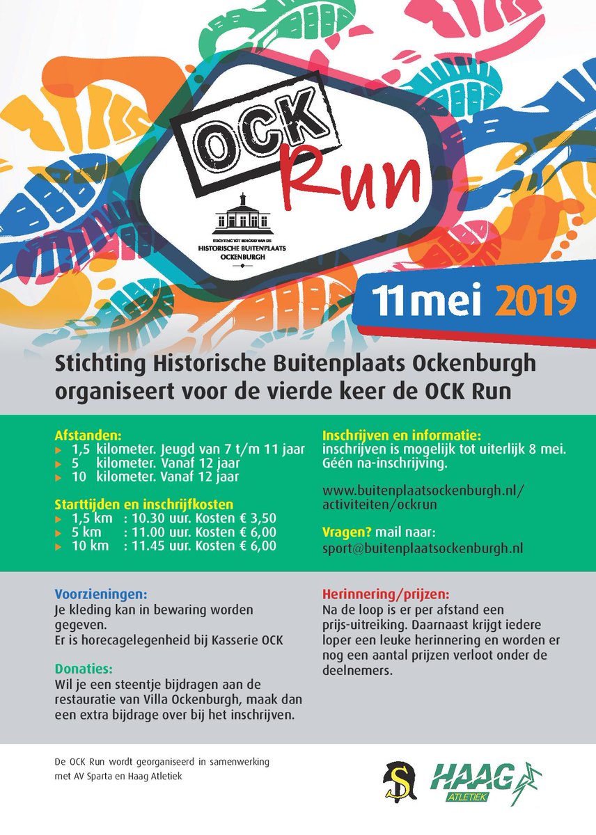 AndreasDijk's tweet photo. @CPCLoopDenHaag @ingriddegroott Een prachtige loop op heel andere schaal en volstrekt ander parcours is de #OCK_Run die alweer voor 4de achtereenvolgende jaar wordt georganiseerd. Op 11 mei op Landgoed #Ockenburgh. https://t.co/ujAZWPvSnU Organisatie @shbo_ockenburgh @HAAGAtletiek @avSparta Mmv @rimboejagers https://t.co/adPSOHxuvD