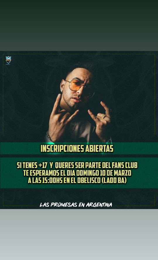 FcJQuilesAr's tweet photo. ⚠¿Querés ser parte del fans club oficial de @JQuiles en Argentina?⚠
Esta es tu oportunidad ⤵
🔴MAYORES DE 17
🔴DÍA Y LUGAR: Domingo 10 de marzo a las 15:00 HS, en el obelisco (lado BA)

Los esperamos a todos los que quieran unirse a esta gran familia!
#LasPromesasEnArgentina https://t.co/oXia8yioce