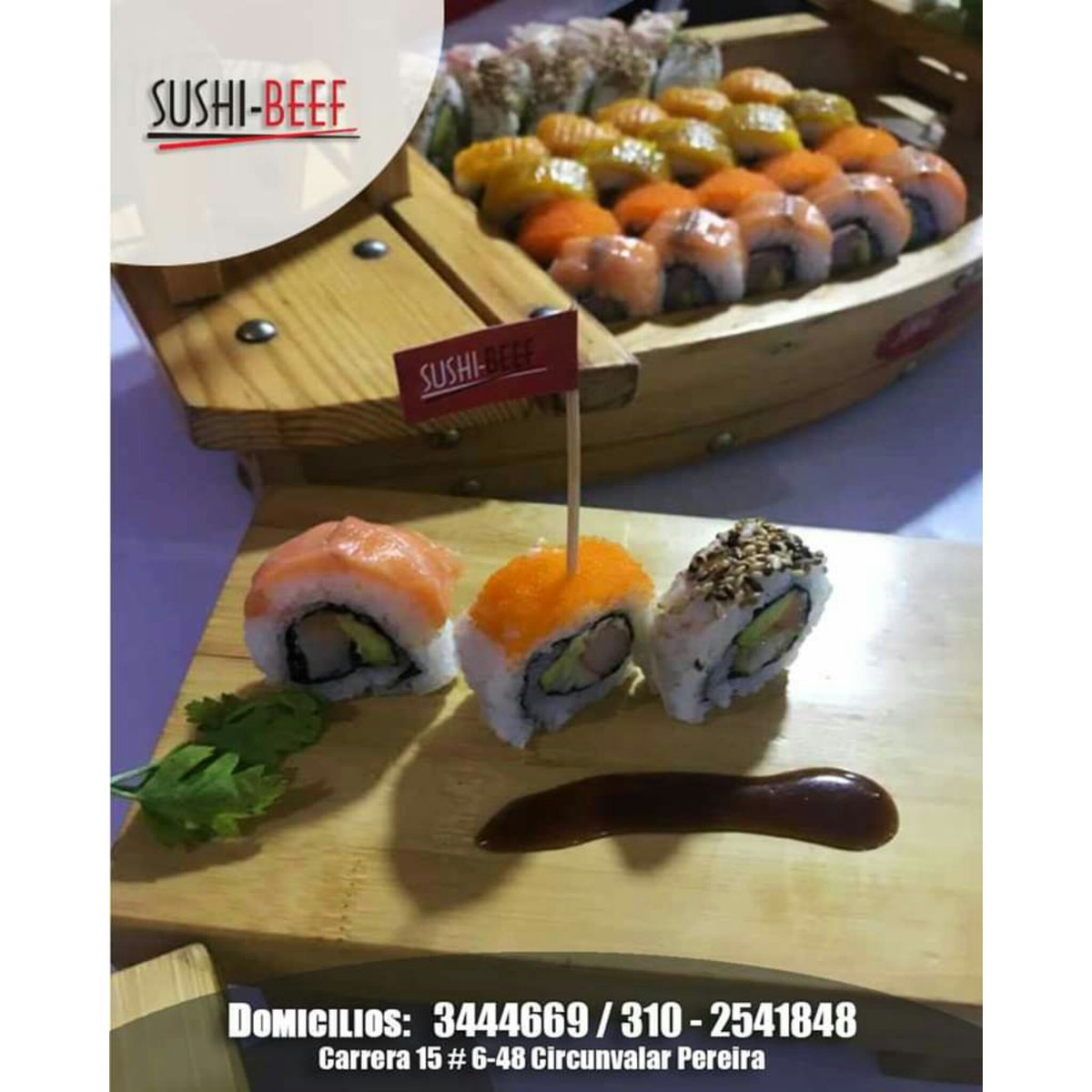 sushi_beef's tweet photo. Ven a #SushiBeefPereira y danos el #Placer de #Atenderte como te lo #Mereces.
¡Te Esperamos!
Domicilios: 3444669
Whatsapp: 310-2541848
Cra 15 # 6-48 Circunvalar Pereira
https://t.co/YUMNVwJfc0
#SushiPereira
#risaralda
#pereira https://t.co/7nc3ixs92F