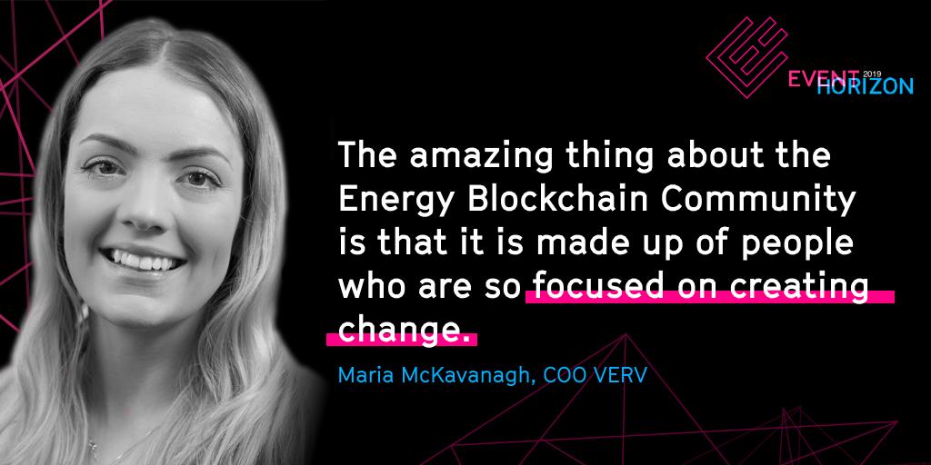 We are delighted to welcome <a href="/mmckav/">Maria McKavanagh</a>, COO of <a href="/verv_energy/">Verv</a> again at <a href="/eventhorizonx/">EVENT HORIZON</a>. 
Be part of the change at #EH19! 
Tickets: eventhhorizonsummit.com
#energy #energyweb #blockchain