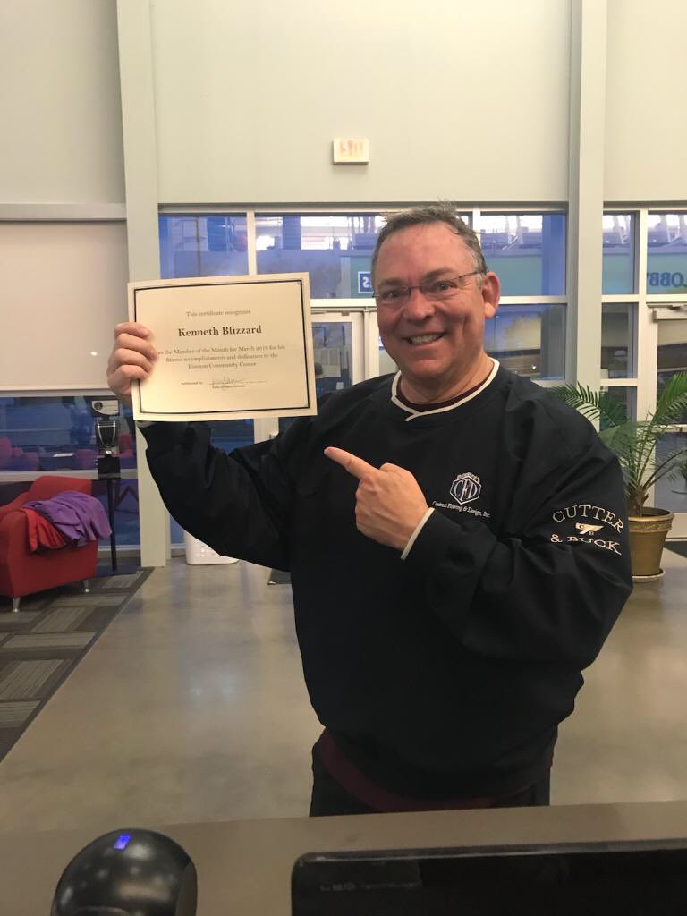 Congrats to Kenneth Blizzard for being awarded our March Member of the Month!  We appreciate your dedication, and your hard work is paying off! #memberofthemonth