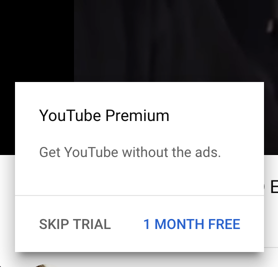 UXGore's tweet photo. I dared to visit @YouTube without an adblocker for the first time in a while and was greeted by this notification in the bottom left which I don't appreciate. The entire experience behind this is designed to make the user feel bad. Make me think that i'm missing out of something https://t.co/1LiZGESlLe