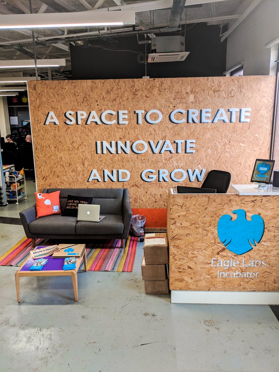 VisitCambs's tweet photo. #AD We're at @Barclays @Eagle_LabsCambs learning more about how they support businesses in #Cambridge #EagleLabs https://t.co/AwyuZgR6Jk