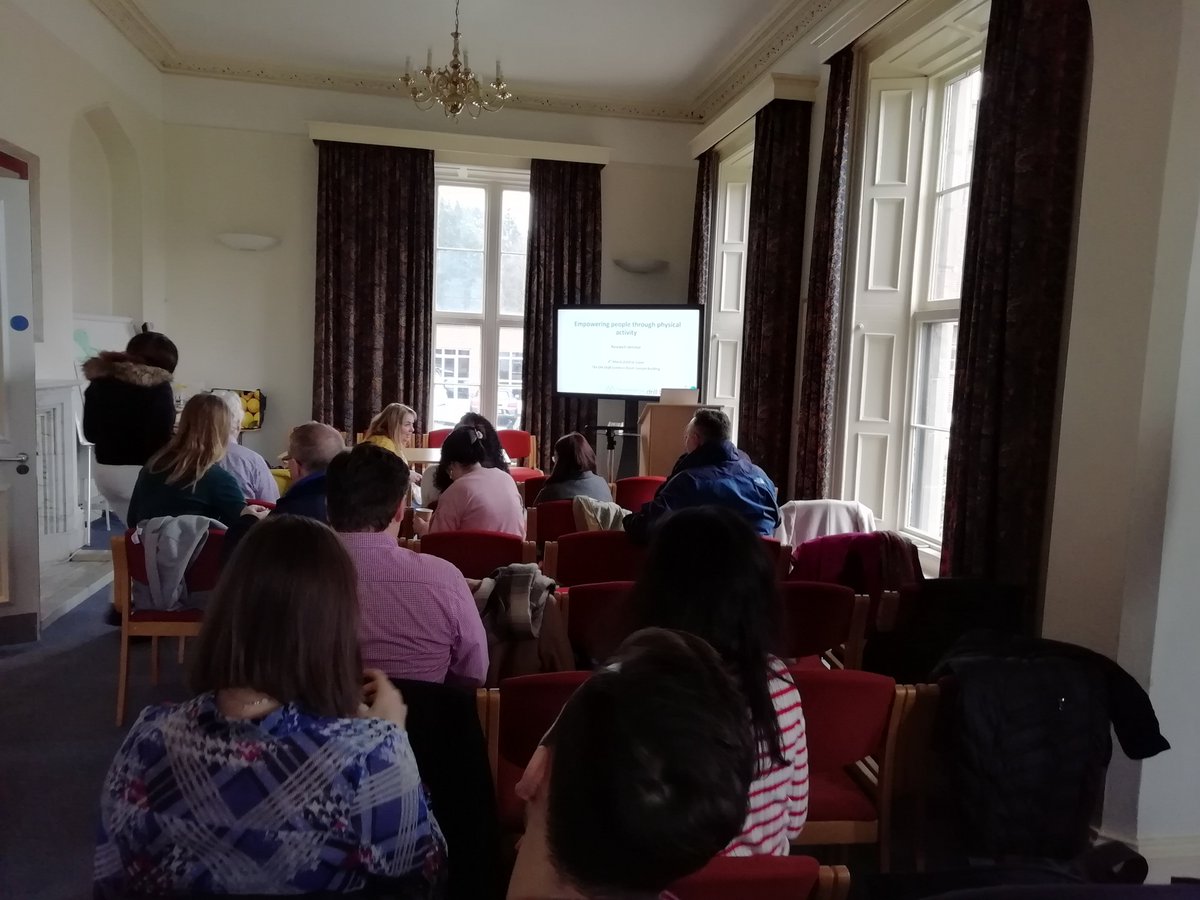 yapsicles's tweet image. So excited to start our research seminar on Empowering people through physical activity in Belfast @drill_uk @Claire_ICCR @JosefienMHF @mentalhealth @GavinDavidson70 @Chris66uk