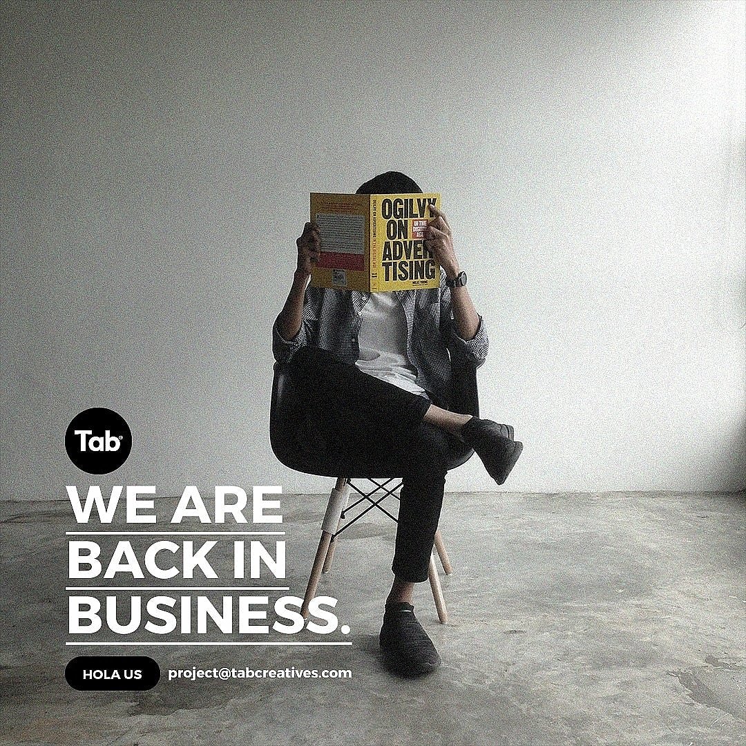 Tabcreatives's tweet photo. WE ARE BACK IN BUSINESS!
Holla us at project@tabcreatives.com
#Tabcreative https://t.co/Z4ToRMnb8q