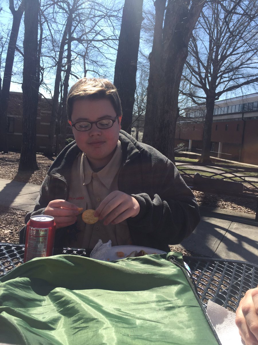 meridilynn's tweet photo. Lunch at Davidson Co. Community College Sat at Boy Scout event. I figure we will try to visit as many colleges as possible through BS events. Getting those college visits in while actually being in classrooms! Engineering building here was nice. https://t.co/9RIlRu2bcb